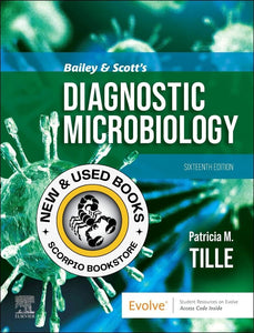 *PRE-ORDER, APPROX 2-3 BUSINESS DAYS* Bailey and Scott's Diagnostic Microbiology 16th Edition by Patricia M. Tille 9780443118913