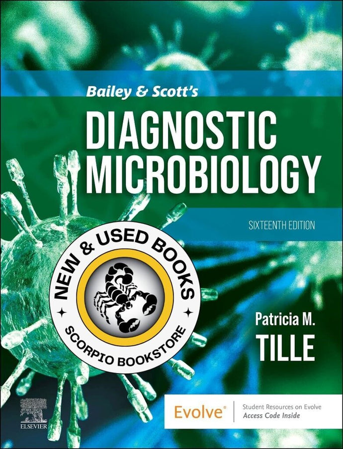 *PRE-ORDER, APPROX 2-3 BUSINESS DAYS* Bailey and Scott's Diagnostic Microbiology 16th Edition by Patricia M. Tille 9780443118913