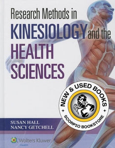 *PRE-ORDER, APPROX 7-10 BUSINESS DAYS* Research Methods in Kinesiology Hall 9780781797740 *76b