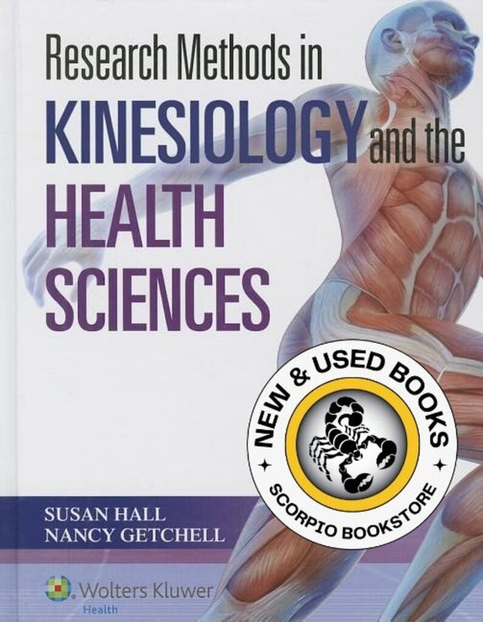 *PRE-ORDER, APPROX 7-10 BUSINESS DAYS* Research Methods in Kinesiology Hall 9780781797740 *76b