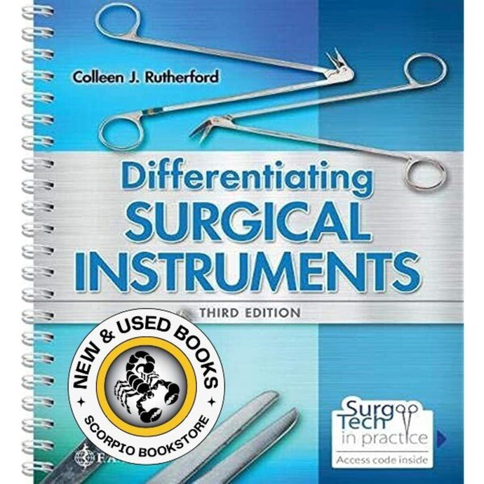 Differentiating Surgical Instruments 3rd Edition by Colleen J. Rutherford 9780803668317 *76f [ZZ]