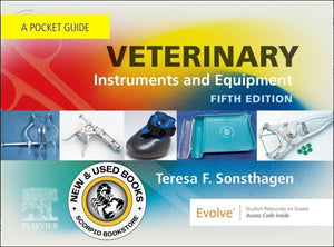*PRE-ORDER, APPROX 2-3 BUSINESS DAYS* Veterinary Instruments and Equipment 5th edition by Teresa F. Sonsthagen 9780443117077