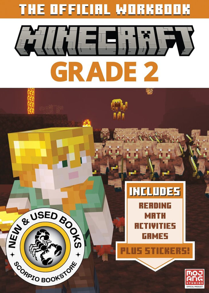 *PRE-ORDER, APPROX 4-6 BUSINESS DAYS* Official Minecraft Workbook Grade 2 9780593805480
