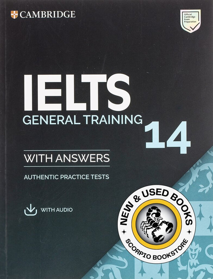 *PRE-ORDER, 7-10 BUSINESS DAYS* IELTS 14 General Training Student's Book with Answers with Audio 9781108681360