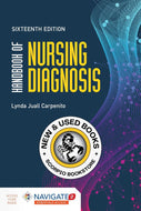 *PRE-ORDER, APPROX 7-10 BUSINESS DAYS* Handbook of Nursing Diagnosis 16th edition by Lynda Juall Carpenito 9781284197976 [ZZ]