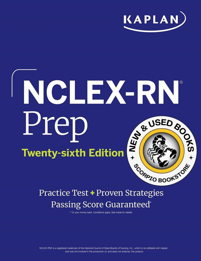 *PRE-ORDER, APPROX 2-3 BUSINESS DAYS* NCLEX-RN Prep 26th edition 9781506296128
