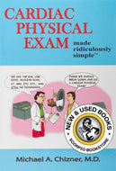 *PRE-ORDER, APPROX 7-10 BUSINESS DAYS* Cardiac Physical Exam Made Ridiculously Simple by Michael A. Chizner 9781935660392