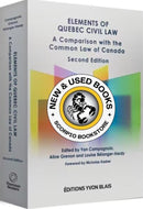 *PRE-ORDER, APPROX 4-6 BUSINESS DAYS* Elements of Quebec Civil Law - A Comparison with the Common Law of Canada 2nd Edition by Yan Campagnolo 9782898470851 [ZZ]
