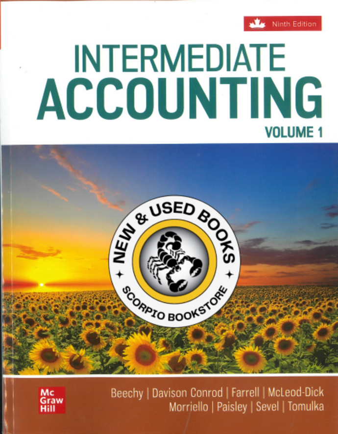 Intermediate Accounting Volume 1 9th Edition by Beechy 9781265701444 *125g *SAN