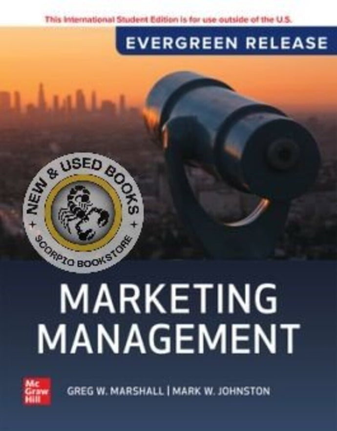 *PRE-ORDER, APPROX 7 BUSINESS DAYS* Marketing Management 2025 Release By Greg W. Marshall 9781265163150
