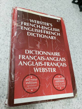 Load image into Gallery viewer, Webster's French-English English-French Dictionary (USED:ACCEPTABLE; marker markings on sides) *D2
