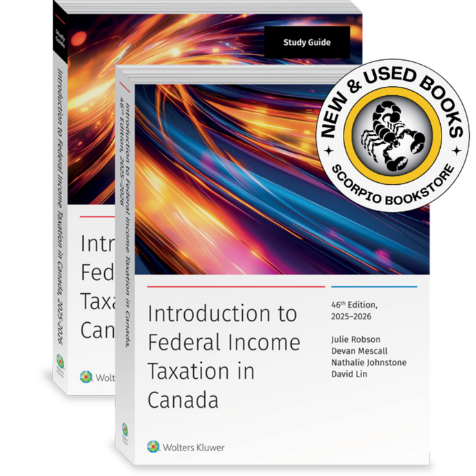 Introduction to Federal Income Taxation in Canada 46th Edition 2025-2026 +Study Guide by Julie Robson *8a