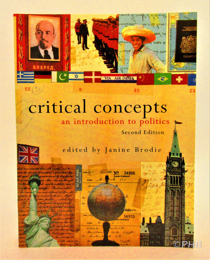 Critical Concepts 2nd Edition by Janine Brodie 9780130409287 (USED:VERYGOOD) *AVAILABLE FOR NEXT DAY PICK UP* *wh17 [ZZ]