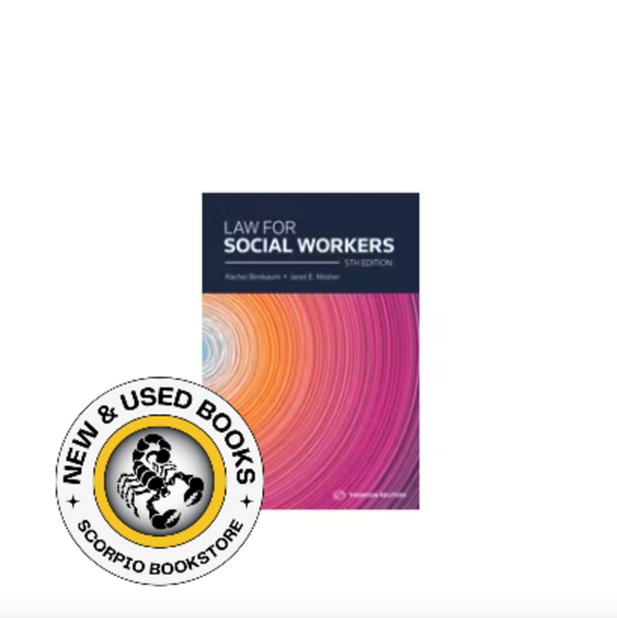 *PRE-ORDER, APPROX 4-6 BUSINESS DAYS* Law for Social Workers 5th Edition by Rachel Birnhaum 9780779873159