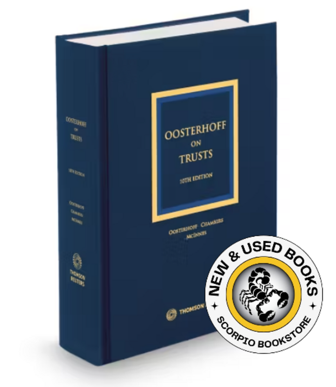 *PRE-ORDER, APPROX 4-6 BUSINESS DAYS* Oosterhoff on Trusts 10th Edition by Oosterhoff 9781038205803 *FINAL SALE*