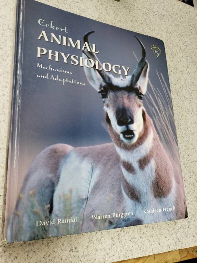 Eckert Animal Physiology 5th Edition by David J. Randall 9780716738633 (USED:GOOD) *D5 [ZZ]