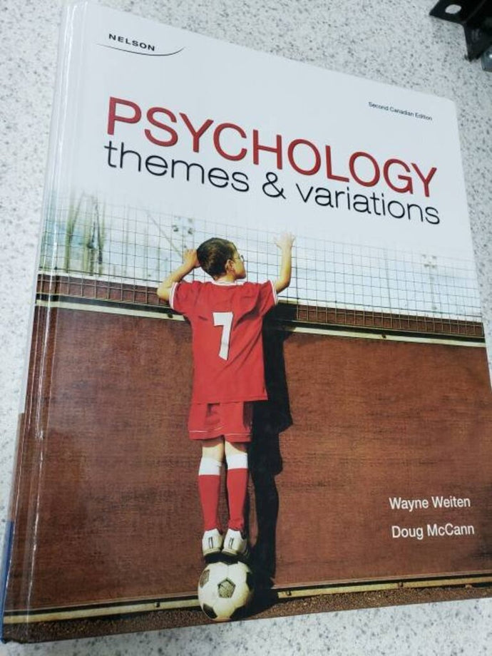 Psychology 2nd Edition by Wayne Weiten 9780176472733 (USED:LIKENEW) *D6