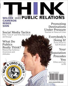 *PRE-ORDER, APPROX 7-14 BUSINESS DAYS, made-on-demand* THINK Public Relations Wilcox 9780205857258