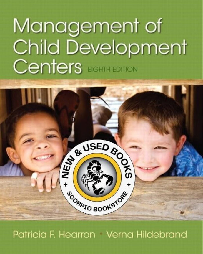 *PRE-ORDER, APPROX 4-6 BUSINESS DAYS* Management of Child Development Centers 8th edition by Patricia F. Hearron 9780133571189
