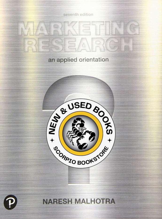*PRE-ORDER, APPROX 7-14 BUSINESS DAYS, made-on-demand* Marketing Research 7th edition by Malhotra 9780134734842