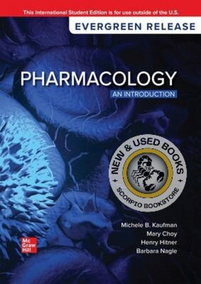 *PRE-ORDER, APPROX 7-10 BUSINESS DAYS* Pharmacology An Introduction 2025 Release +Connect by Michele B. Kaufman PKG 9781265321352