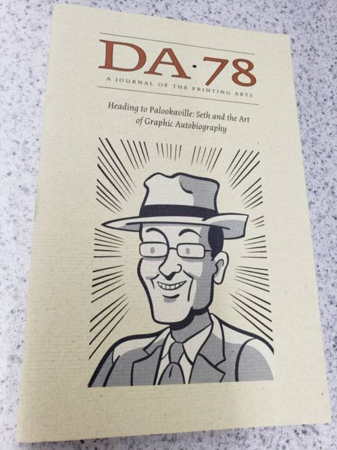 DA - 78 A Journal of the Printing Arts (USED:VERYGOOD) *BC1