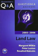 Land Law 5th Edition by Margaret Wilkie 9780199276493 (USED:LIKENEW) *BC1
