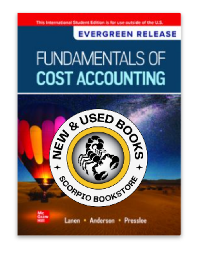 *PRE-ORDER, APPROX 7-10 BUSINESS DAYS* Fundamentals of Cost Accounting 2025 Release by William N. Lanen 9781265136949