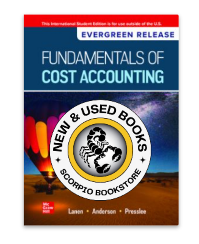 *PRE-ORDER, APPROX 7-10 BUSINESS DAYS* Fundamentals of Cost Accounting 2025 Release + Connect by William N. Lanen 9781264523146