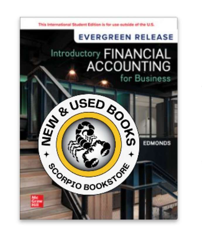 *PRE-ORDER, APPROX 7-10 BUSINESS DAYS* Introductory Financial Accounting for Business 2024 Release by Thomas P. Edmonds 9781266207839
