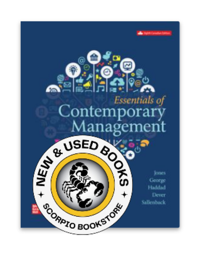 *PRE-ORDER, APPROX 7-10 BUSINESS DAYS* Essentials Of Contemporary Management 8th Edition + Connect by Gareth R. Jones 9781264837427