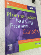 Pharmacology and the Nursing Process in Canada 1st Canadian Edition by Linda Lane Lilley 9780779699711 (USED:GOOD; minor marking) *BC1