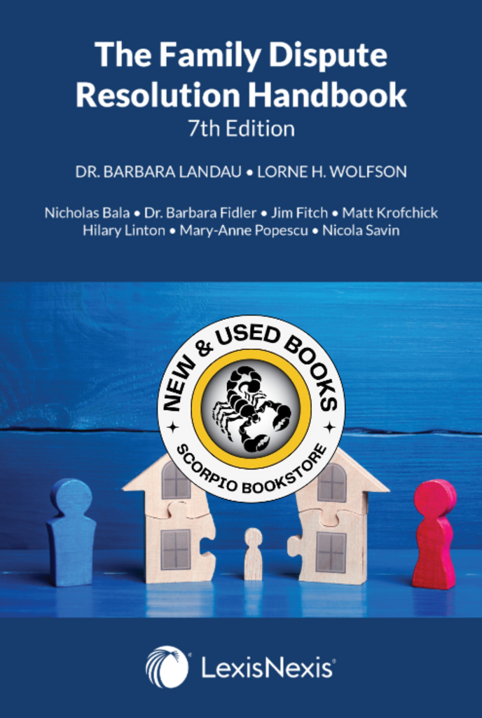 [LAST COPY] The Family Dispute Resolution Handbook 7th Edition by Barbara Landau 9780433534242 *84c [ZZ]