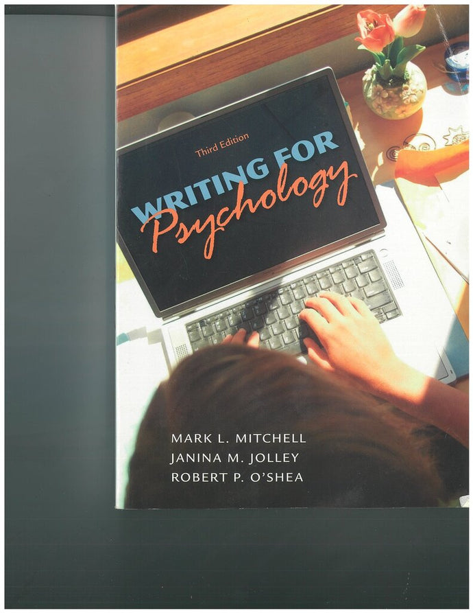 Writing for Psychology 3rd Edition by Mark L. Mitchell 9780495597810 (USED:VERYGOOD) *BC2