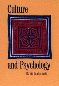Culture and Psychology by David Ricky Matsumoto 9780534232207 (USED:GOOD; minor highlights, liquid stain) *BC2