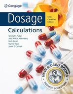 Dosage Calculations 6th Canadian edition by Gloria D. Pickar 9781778417139 *20a [ZZ]