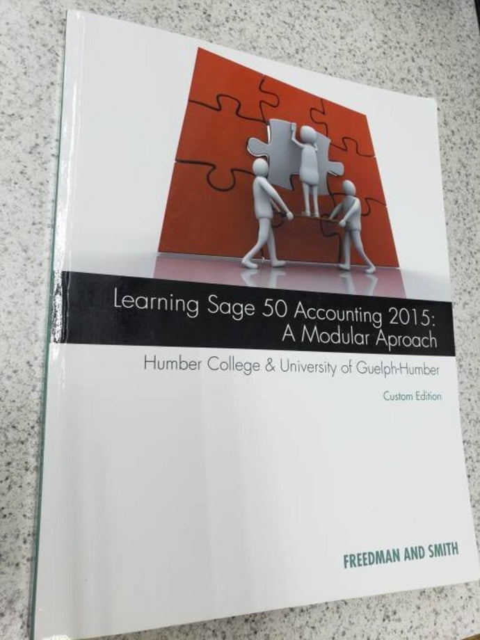Learning Sage 50 Accounting 2015 by Harvey C. Freedman 9780176703462 (USED:VERYGOOD) *BC2
