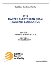 Load image into Gallery viewer, 2024 Master Electrician Reference Material - Print and Bind (SPLIT INTO 2; SECTION 1 AND SECTION 2)
