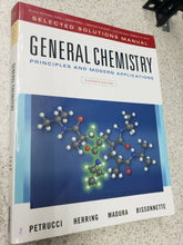 Load image into Gallery viewer, Selected Solutions Manual for General Chemistry by Ralph H. Petrucci 9780133387902 (USED:ACCEPTABLE; water damage) *BC2
