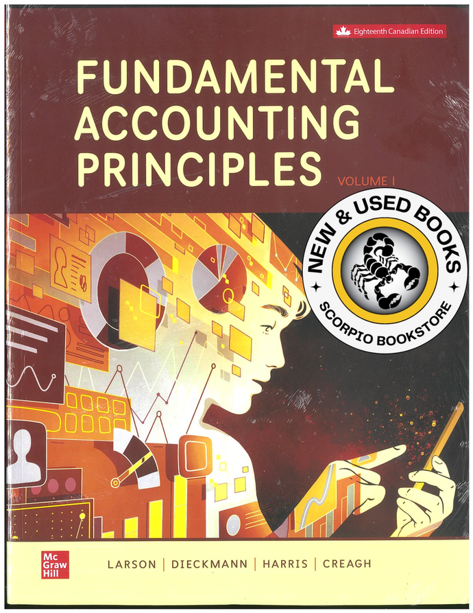 Fundamental Accounting Principles Volume 1 18th Edition +CONNECT By Kermit D. Larson PKG 9781264532599 *120b [ZZ]