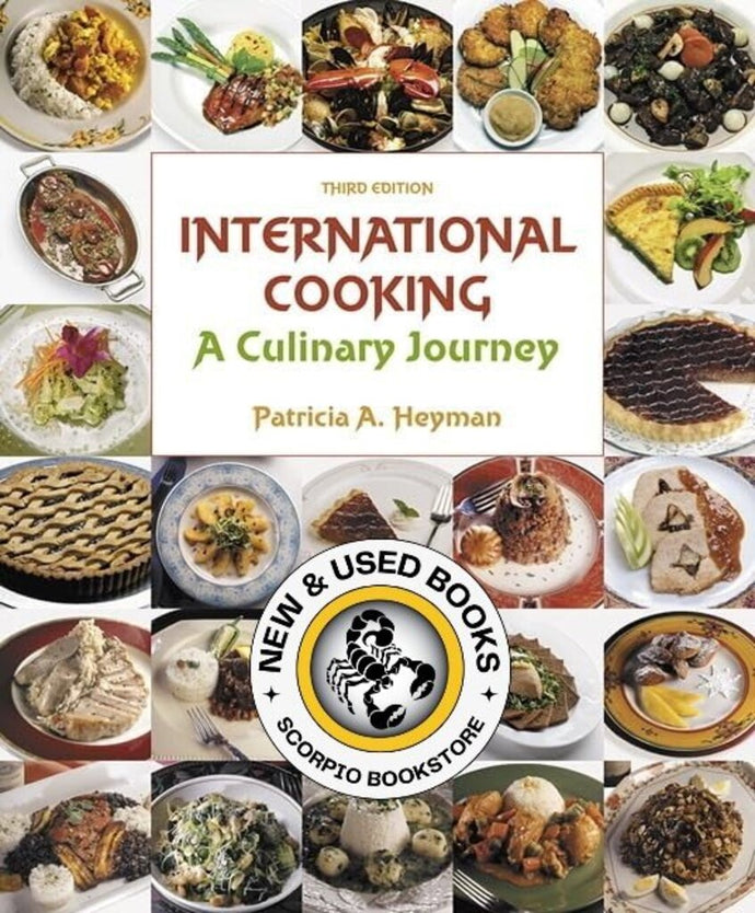 *PRE-ORDER, APPROX 4-6 BUSINESS DAYS* International Cooking 3rd Edition by Patricia A. Heyman 9780133815238 [ZZ]