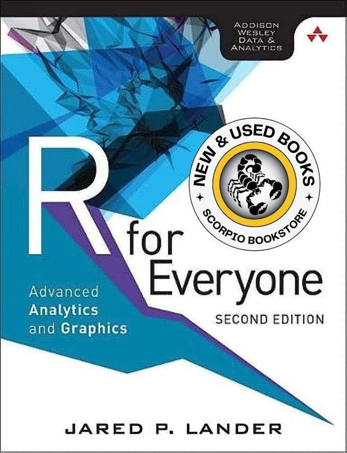 *PRE-ORDER, APPROX 4-6 BUSINESS DAYS* R for Everyone 2nd Edition by Jared P. Lander 9780134546926