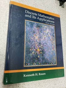 Discrete Mathematics and Its Applications 6th Edition by Kenneth H. Rosen 9780073229720 (USED:VERYGOOD) *BC2