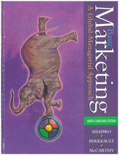 Load image into Gallery viewer, Basic Marketing 9th Canadian Edition + Learning Aid by Stanley J. Shapiro 9780075605362 (USED:VERYGOOD; minor highlights) *BC2

