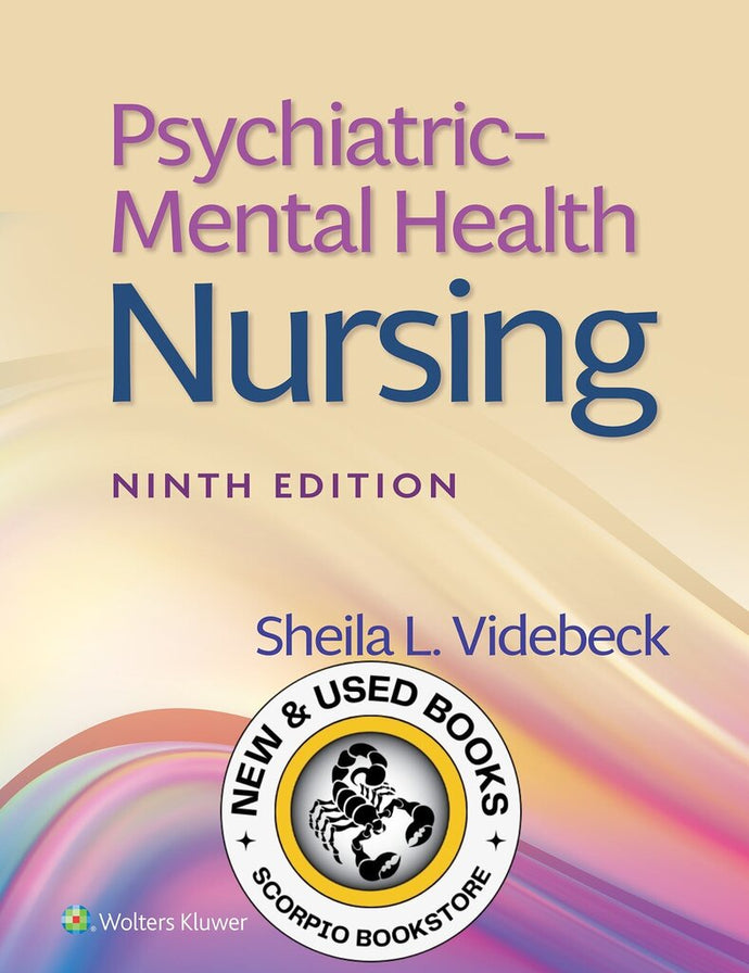 *PRE-ORDER, APPROX 2-4 BUSINESS DAYS* Psychiatric-Mental Health Nursing 9th Edition by Sheila L. Videbeck 9781975184773