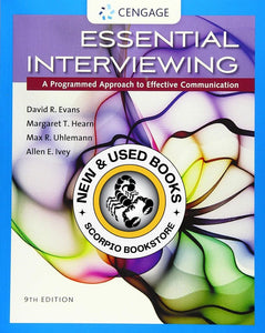 *PRE-ORDER, APPROX 4-6 BUSINESS DAYS* Essential Interviewing 9th Edition by David R. Evans 9781305271500
