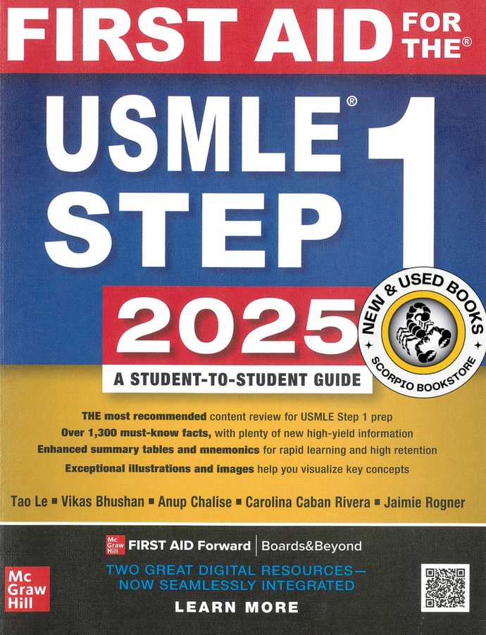 First Aid for the USMLE Step 1 2025 9781266346460 *123a