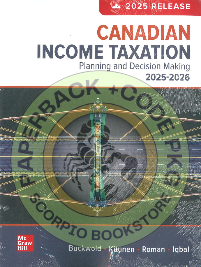 Canadian Income Taxation 2025 - 2026 +Connect By William Buckwold PKG 2025 Release 9781265522223 *116d [ZZ]