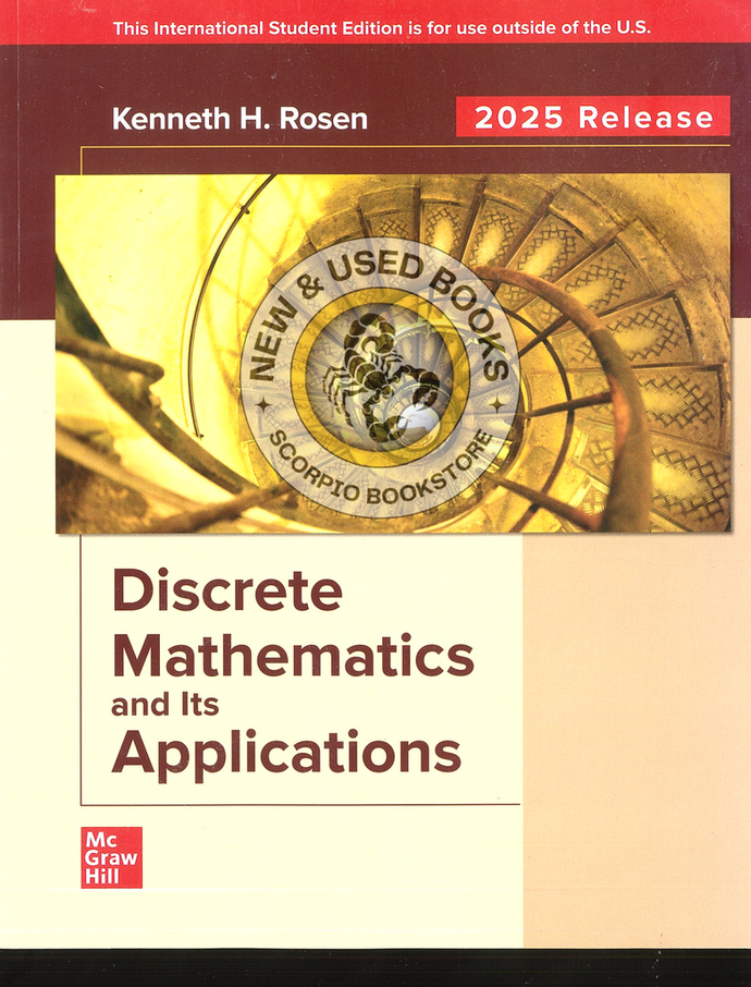Discrete Mathematics and Its Applications 2025 Release By Kenneth H. Rosen 9781266191541 *119e