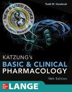 *PRE-ORDER, APPROX 7-10 BUSINESS DAYS* Katzung's Basic and Clinical Pharmacology 16th Edition by Todd W. Vanderah 978126046330972 [ZZ]